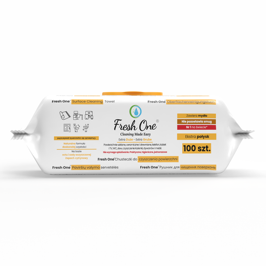 Sprzątanie bez chemii – jak działa ocet, soda i mydło w produktach fresh One?
